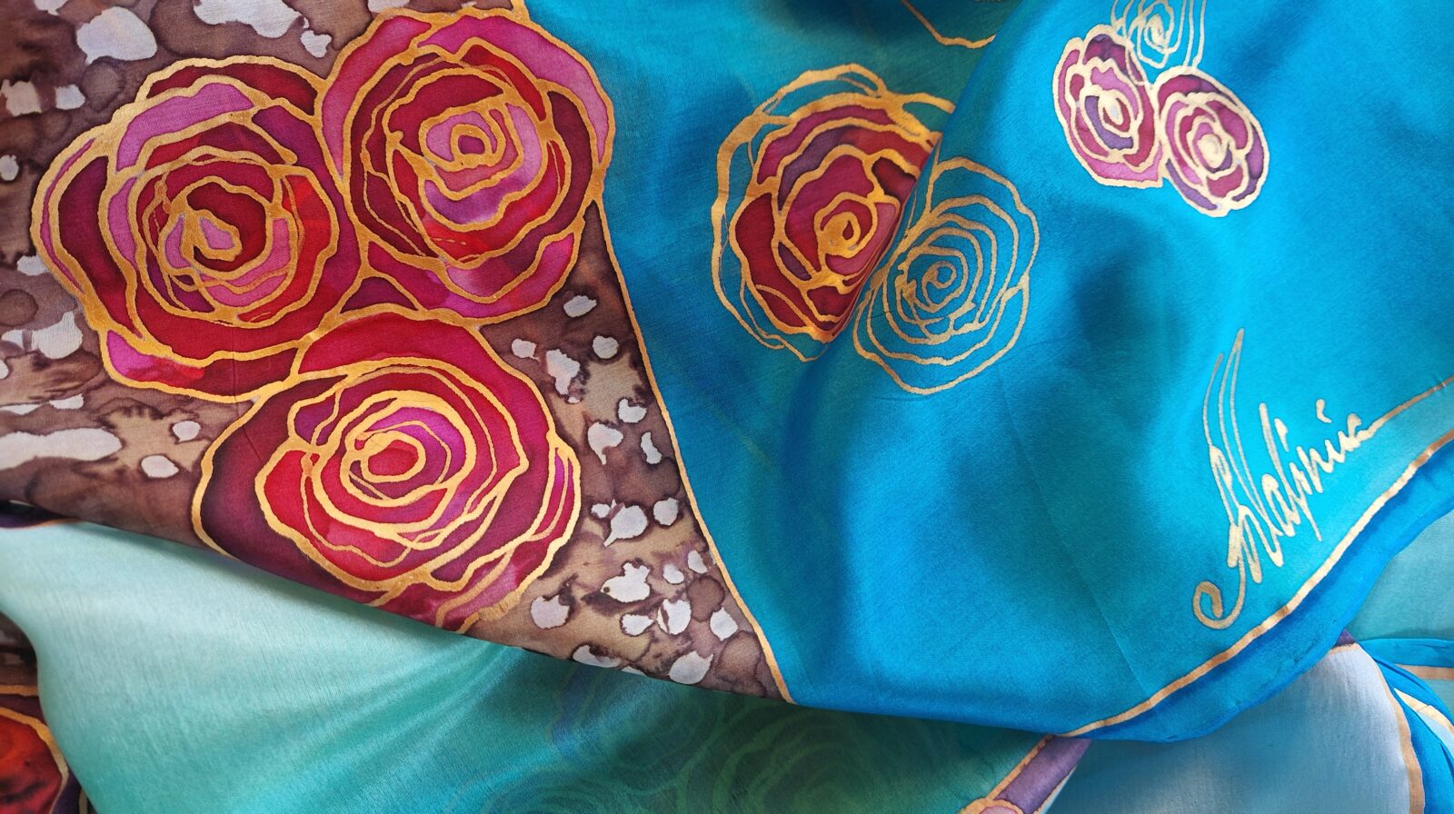 Zīda šalle No.S08 - Image 9